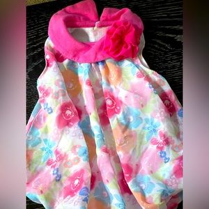 Floral romper for baby
